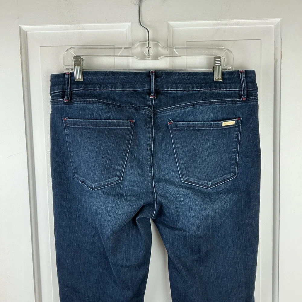 WHBM Skinny Ankle Jeans Button Hem